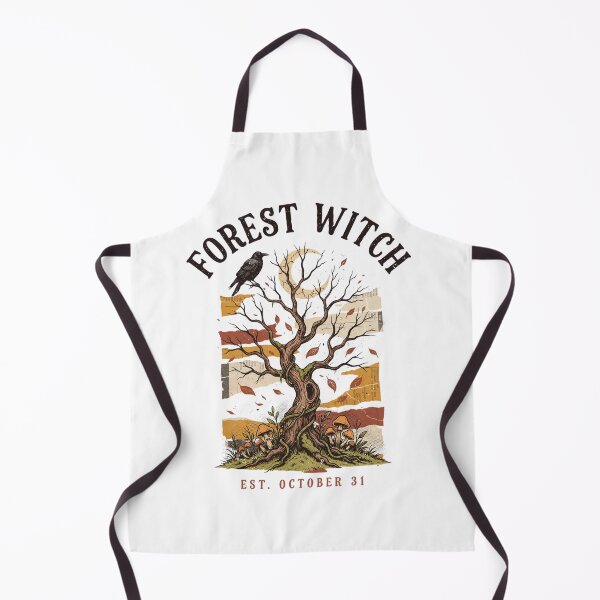 Item preview, Forest Witch Halloween Tree Design Graphic Tee v4  designed and sold by DarylWelsh2024.