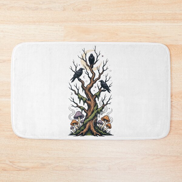 Item preview, Forest Witch Halloween Tree Design Graphic Tee v5 designed and sold by DarylWelsh2024.