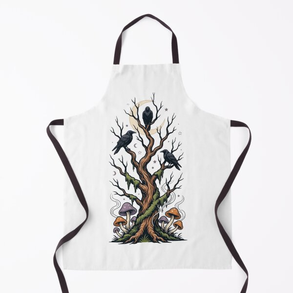 Item preview, Forest Witch Halloween Tree Design Graphic Tee v5 designed and sold by DarylWelsh2024.