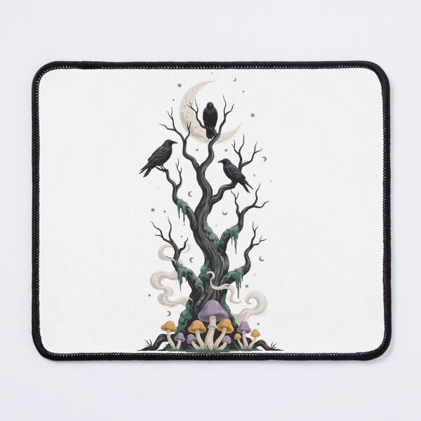 Item preview, Forest Witch Halloween Tree Design Graphic Tee v6 designed and sold by DarylWelsh2024.
