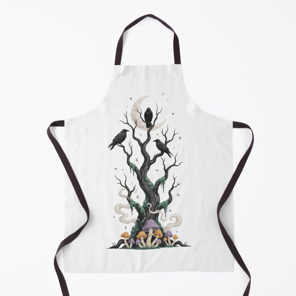 Item preview, Forest Witch Halloween Tree Design Graphic Tee v6 designed and sold by DarylWelsh2024.