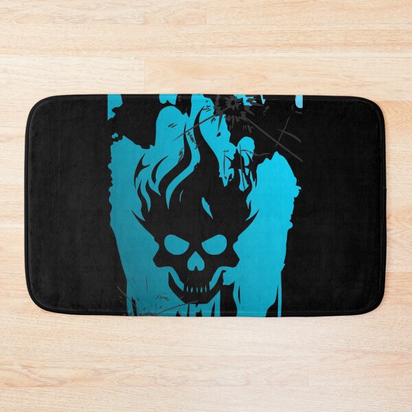 Item preview, Fire Skull Modern Art Blue 7 designed and sold by GoGreenlove.