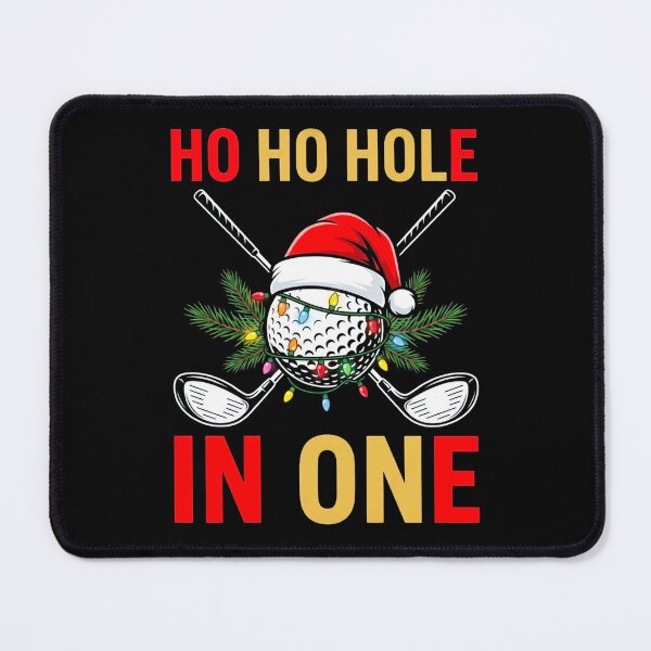 Item preview, Ho Ho Hole In One Funny Christmas Golf Ball Santa Hat Golfer Holiday Pun Gift Design designed and sold by 519xdesign.