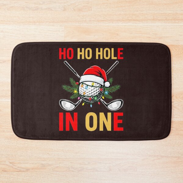 Item preview, Ho Ho Hole In One Funny Christmas Golf Ball Santa Hat Golfer Holiday Pun Gift Design designed and sold by 519xdesign.