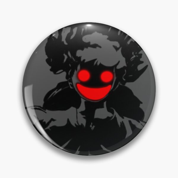 Item preview, Mysterious dark Luffy silhouette showing glowing smile  designed and sold by a1-x.