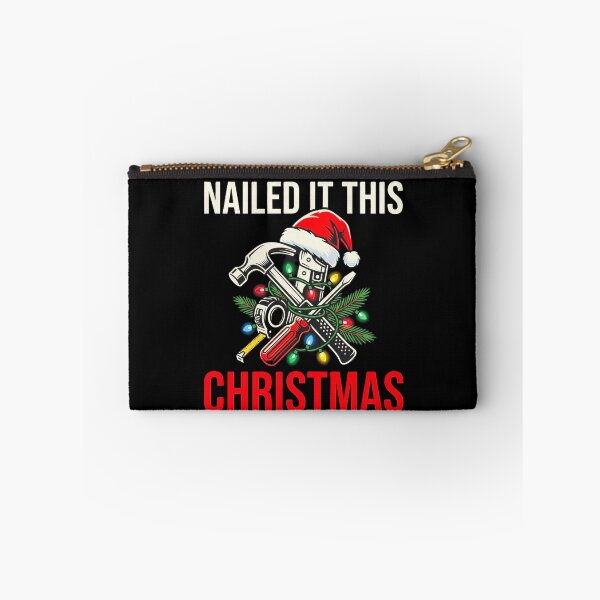 Item preview, Nailed It This Christmas Funny Dad Grandpa Tools Hammer Screwdriver Handyman Holiday Gift Design designed and sold by 519xdesign.