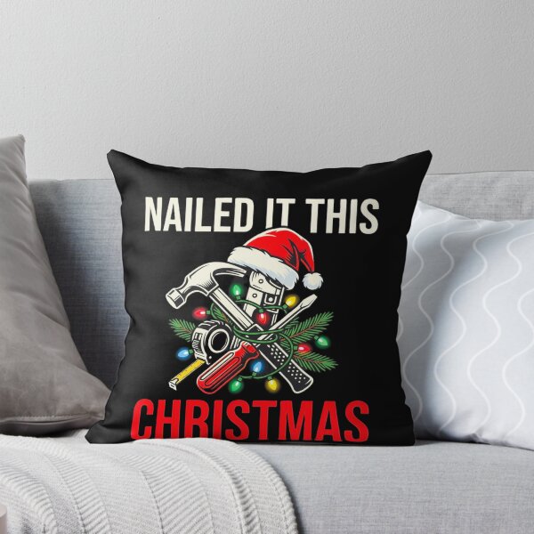 Item preview, Nailed It This Christmas Funny Dad Grandpa Tools Hammer Screwdriver Handyman Holiday Gift Design designed and sold by 519xdesign.