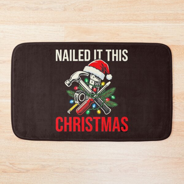 Item preview, Nailed It This Christmas Funny Dad Grandpa Tools Hammer Screwdriver Handyman Holiday Gift Design designed and sold by 519xdesign.