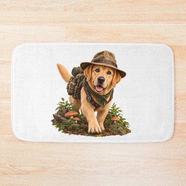 Item preview, Labrador Forest Explorer Adventure Dog designed and sold by builtforyou.