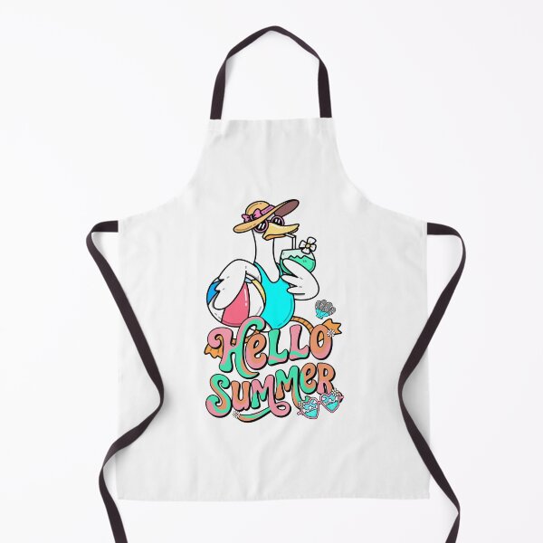 Item preview, Cute Swan Hello Summer Retro designed and sold by yuki-hana.