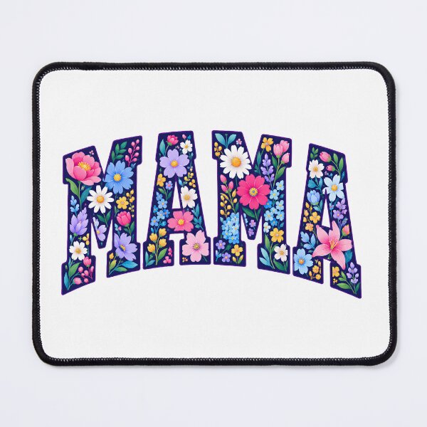 Item preview, Colorful Floral MAMA | Cute Spring Mom Design designed and sold by MamaTeesunder20.