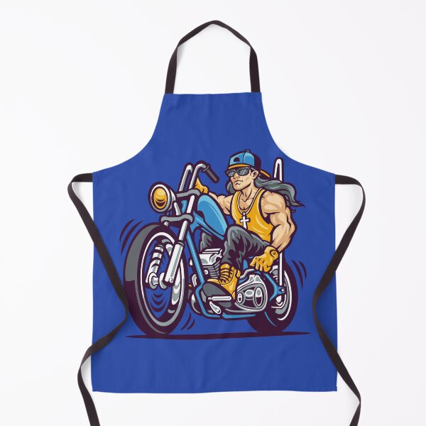 Item preview, Long Hair Biker – Born to Ride Motorcycle Rebel designed and sold by MerlinWear.
