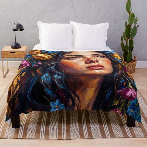 Item preview, Woman with Flower Crown Portrait designed and sold by Holub Art Studio & design.