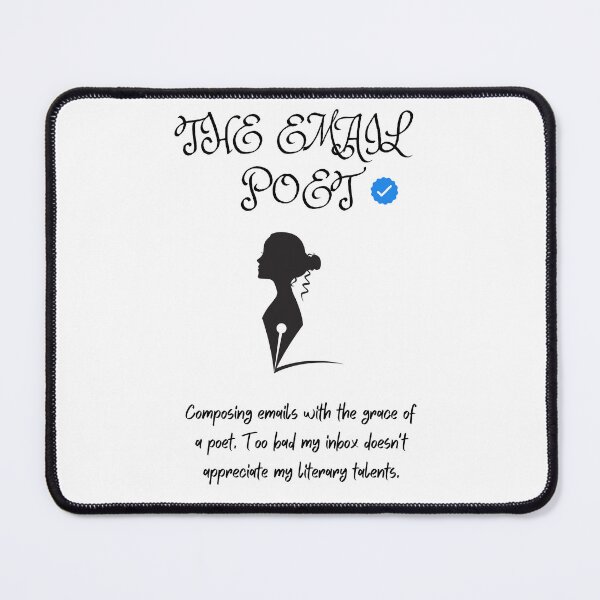 Item preview, The Email Poet Funny Office Writing Design designed and sold by Anita Ohulo.