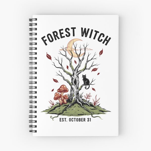 Item preview, Forest Witch Halloween Tree Design Graphic Tee v7 designed and sold by DarylWelsh2024.