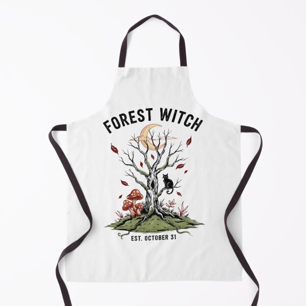 Item preview, Forest Witch Halloween Tree Design Graphic Tee v7 designed and sold by DarylWelsh2024.