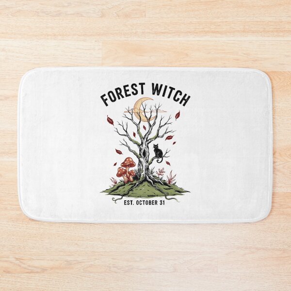 Item preview, Forest Witch Halloween Tree Design Graphic Tee v7 designed and sold by DarylWelsh2024.