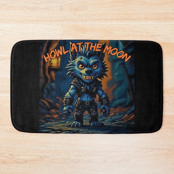 Item preview, Chibi Werewolf – “Howl at the Moon” Halloween Fan Art designed and sold by AADesigns42.