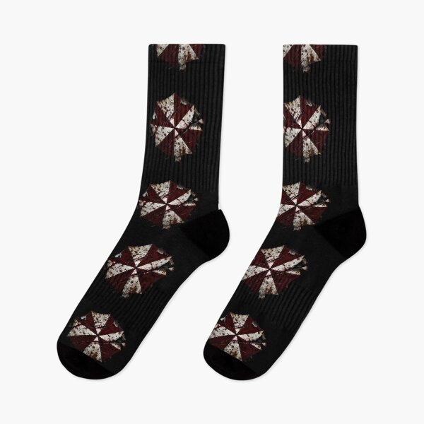 Item preview, black and white Umbrella Corporation logo stained with blood designed and sold by a1-x.
