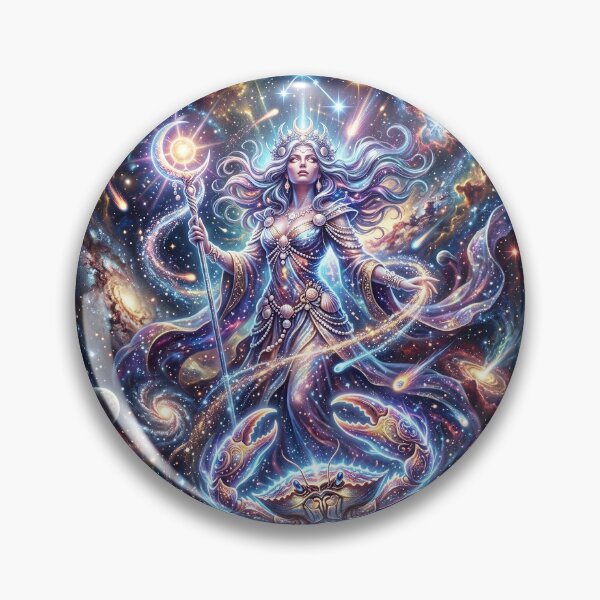 Item preview, Cancer Sign - Zodiac Fantasy Art designed and sold by Lucid Dream Pixel.