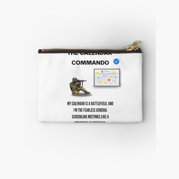 Item preview, The Calendar Commando Funny Office Design designed and sold by Anita Ohulo.