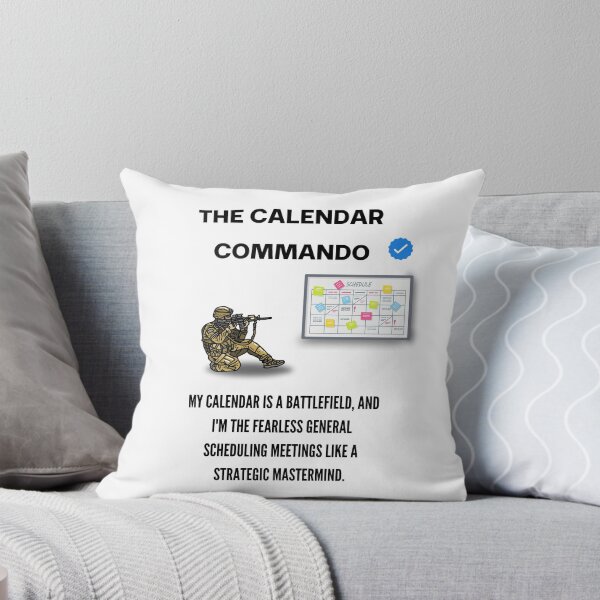 Item preview, The Calendar Commando Funny Office Design designed and sold by Anita Ohulo.
