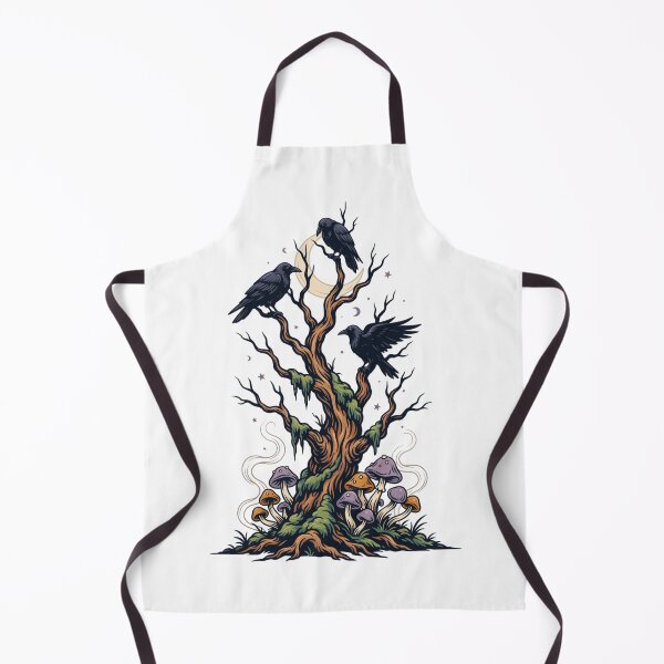Item preview, Forest Witch Halloween Tree Design Graphic Tee v8 designed and sold by DarylWelsh2024.