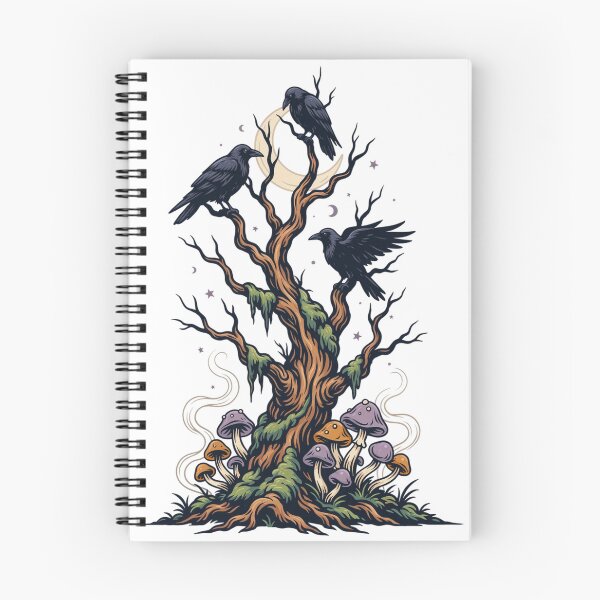 Item preview, Forest Witch Halloween Tree Design Graphic Tee v8 designed and sold by DarylWelsh2024.