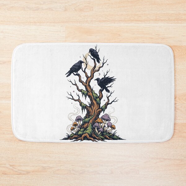 Item preview, Forest Witch Halloween Tree Design Graphic Tee v8 designed and sold by DarylWelsh2024.