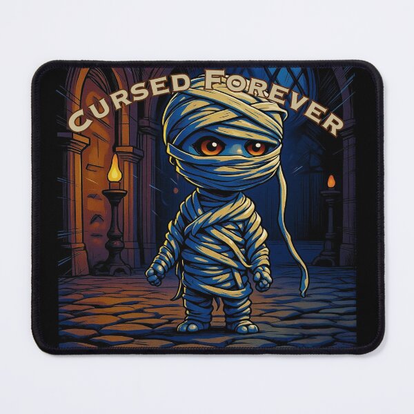 Item preview, Chibi Mummy – “Cursed Forever” Halloween Fan Art designed and sold by AADesigns42.