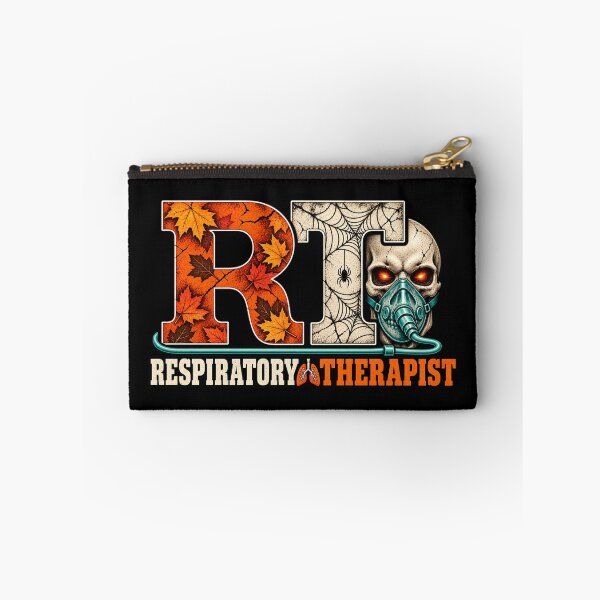Item preview, Autumn RT Skull Respiratory Therapist Halloween Fall designed and sold by ClinicalHubs.