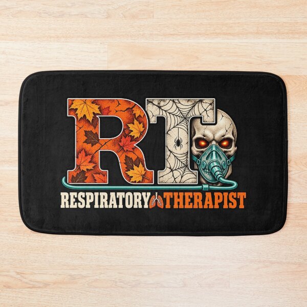 Item preview, Autumn RT Skull Respiratory Therapist Halloween Fall designed and sold by ClinicalHubs.