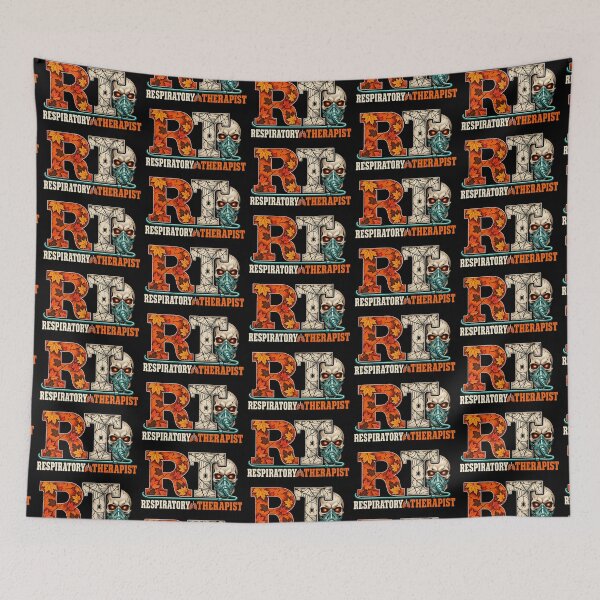 Item preview, Autumn RT Skull Respiratory Therapist Halloween Fall designed and sold by ClinicalHubs.