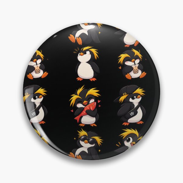 Item preview, macaroni penguin designed and sold by Konvero.