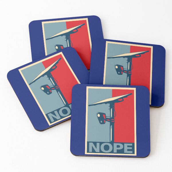 Item preview, Nope to Flock Poster designed and sold by Karate Octopus.