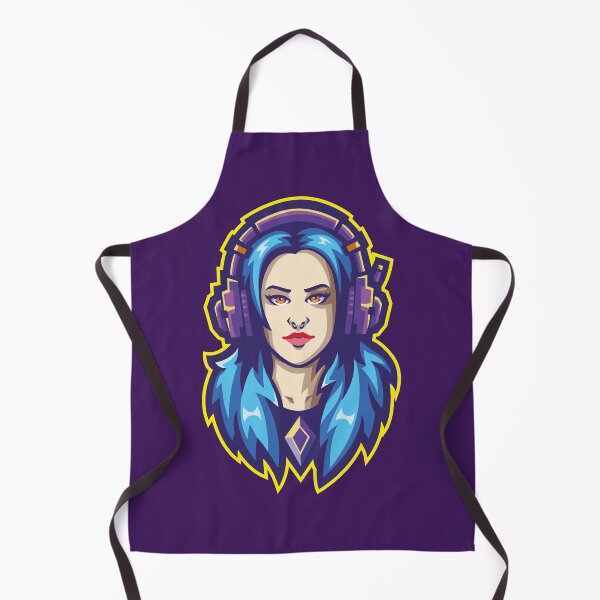Item preview, Cyberpunk Gamer Girl – Neon Gaming Futuristic Warrior designed and sold by MerlinWear.