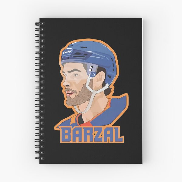 Item preview, Barzal Hockey Player Portrait Illustration designed and sold by KarenScheideman.