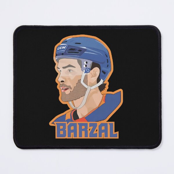 Item preview, Barzal Hockey Player Portrait Illustration designed and sold by KarenScheideman.