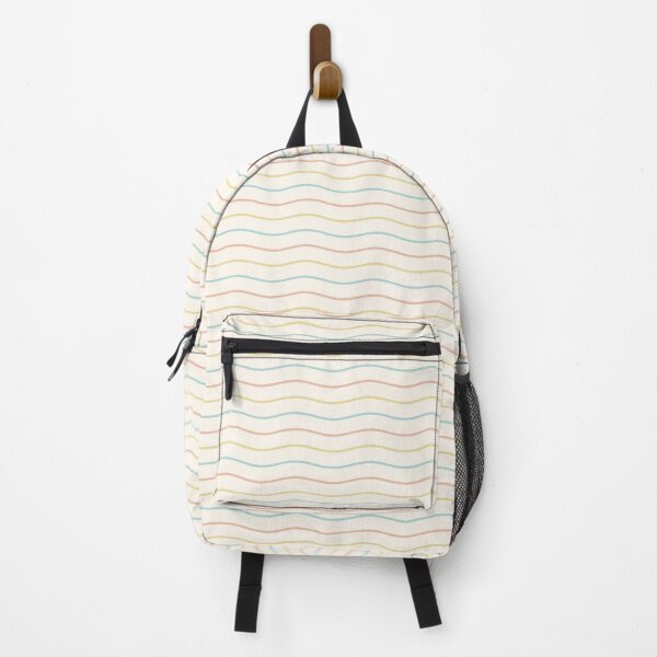 Item preview, Rolling Wave Stripe - Minimal Pastel Ocean Waves Pattern designed and sold by penny+florence.