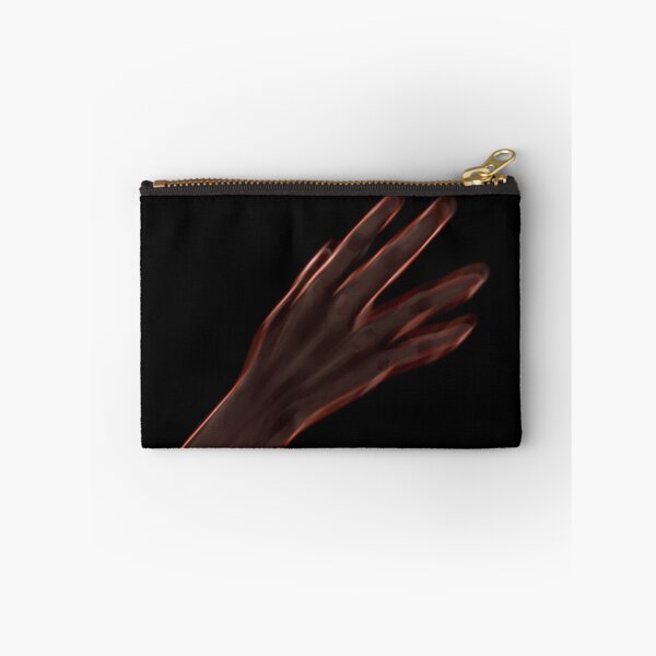 Item preview, Glowing human hand reaching out into dark abstract background designed and sold by a1-x.