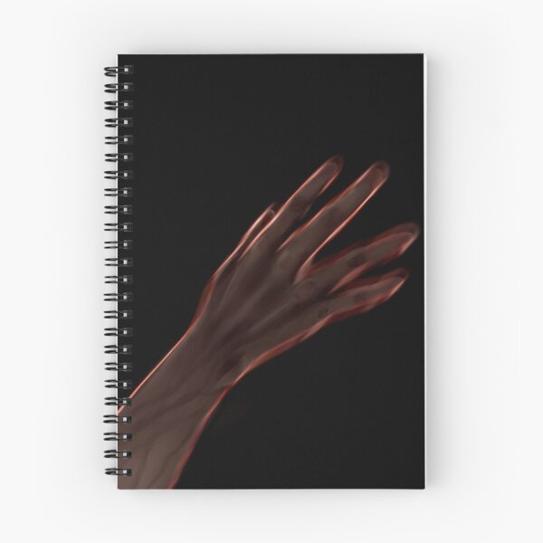 Item preview, Glowing human hand reaching out into dark abstract background designed and sold by a1-x.