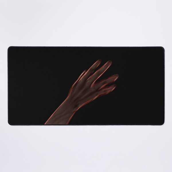 Item preview, Glowing human hand reaching out into dark abstract background designed and sold by a1-x.