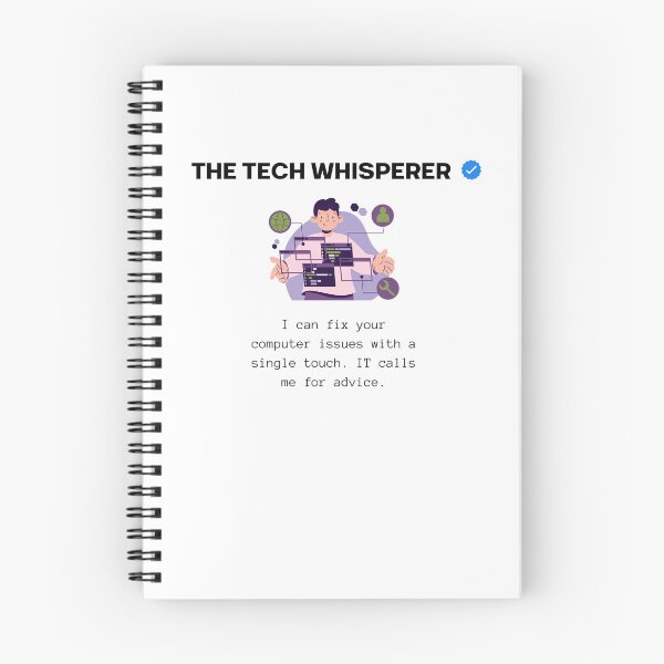 Item preview, The Tech Whisperer Funny Office IT Design designed and sold by Anita Ohulo.