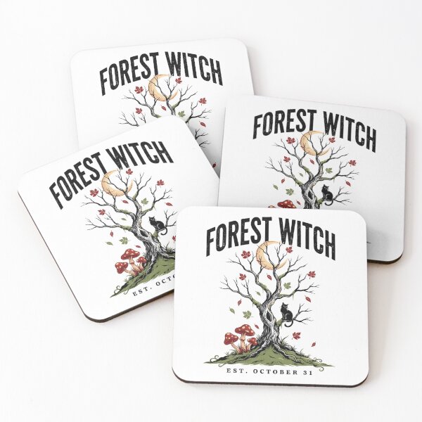 Item preview, Forest Witch Halloween Tree Design Graphic Tee v11 designed and sold by DarylWelsh2024.