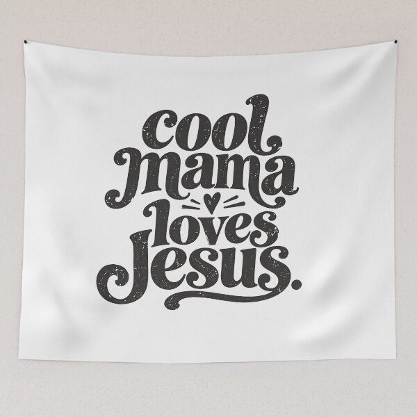 Artikelvorschau, Coole Mama liebt Jesus | Christliche Mama Glaubensdesign entworfen und verkauft von MamaTeesunder20.