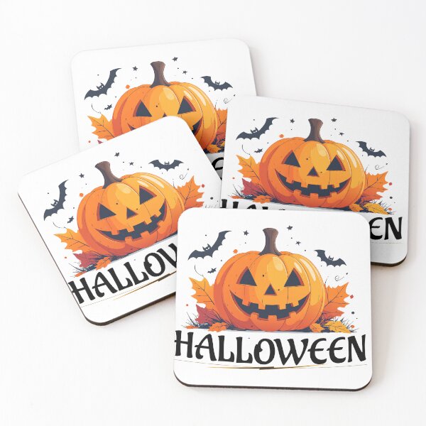 Item preview, Happy Halloween Jack-O-Lantern and fun bats "Halloween". designed and sold by Art-Horizon.