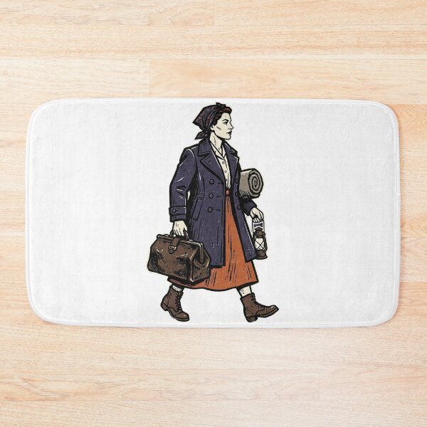 Item preview, Retro Midwife Moon Satchel Woodcut designed and sold by eduardoroa22.
