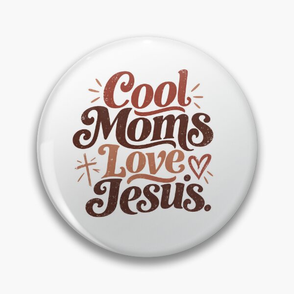 Item preview, Cool Moms Love Jesus | Retro Christian Mom Faith Design designed and sold by MamaTeesunder20.