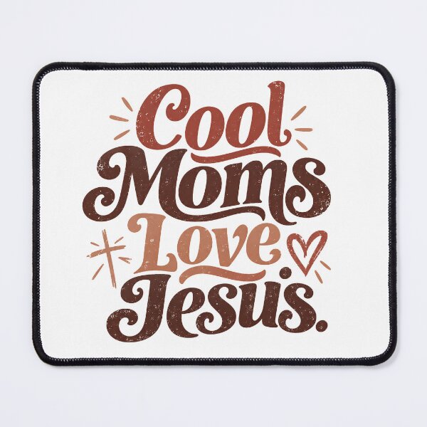 Item preview, Cool Moms Love Jesus | Retro Christian Mom Faith Design designed and sold by MamaTeesunder20.