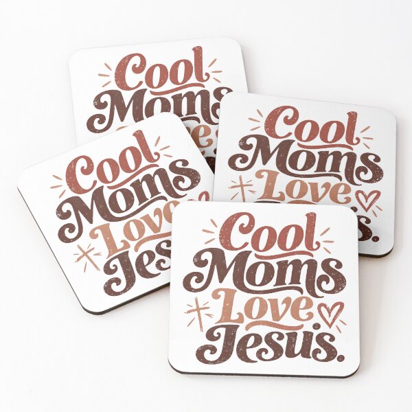 Item preview, Cool Moms Love Jesus | Retro Christian Mom Faith Design designed and sold by MamaTeesunder20.